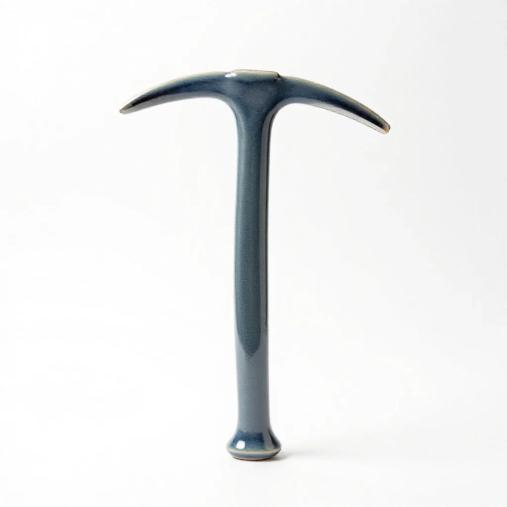 Ice axe isolated on a white background
