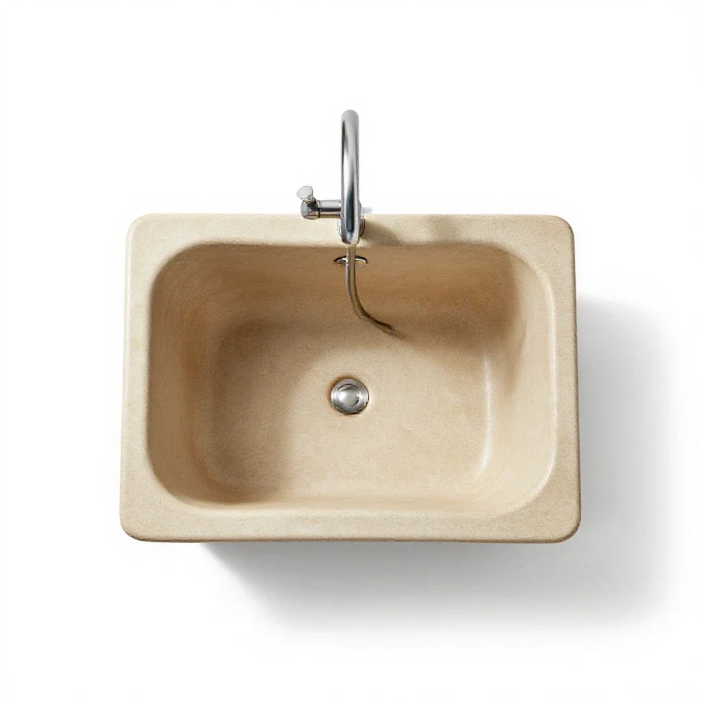 Bathing tub with a hose isolated on a white background