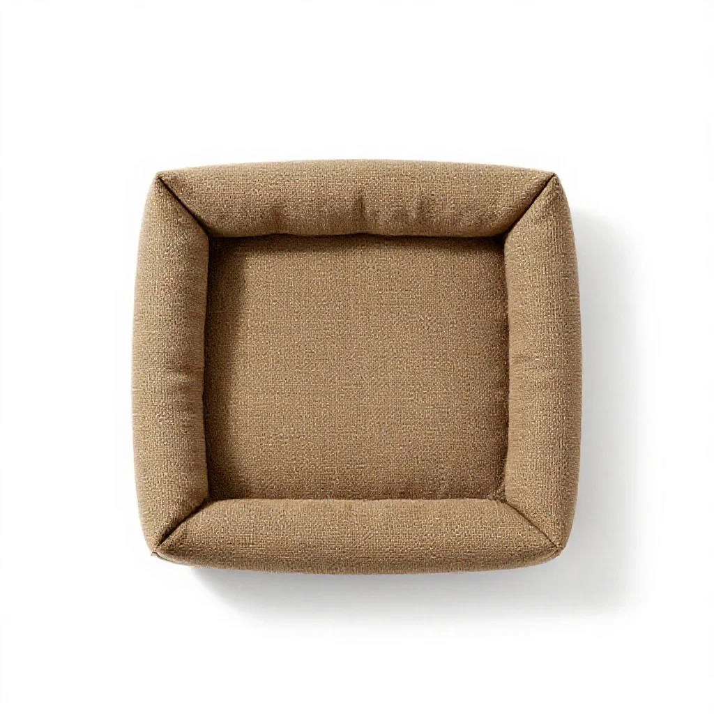 Cat cave bed isolated on a white background