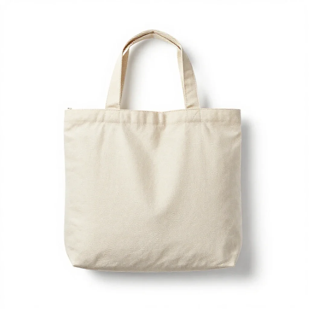 Soft carrier bag isolated on a white background