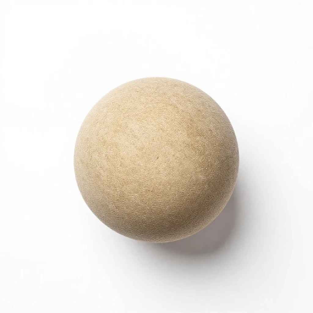 Treat puzzle ball isolated on a white background