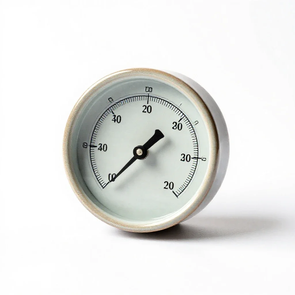 Barometer isolated on a white background