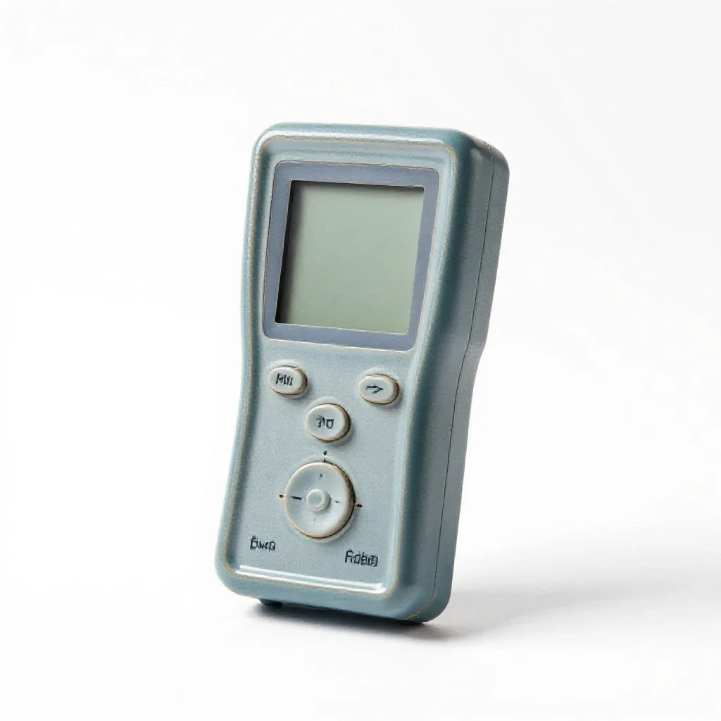 Geiger counter isolated on a white background