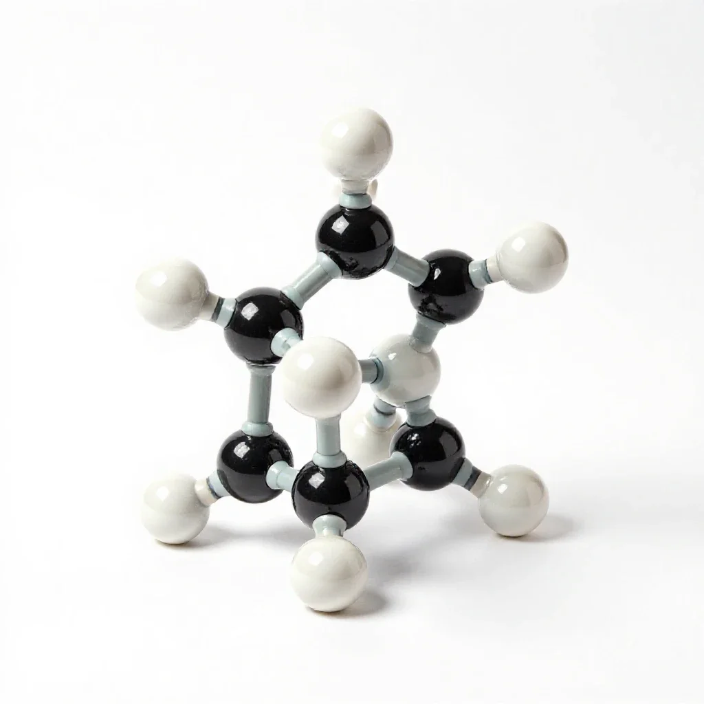 Molecular model kit isolated on a white background