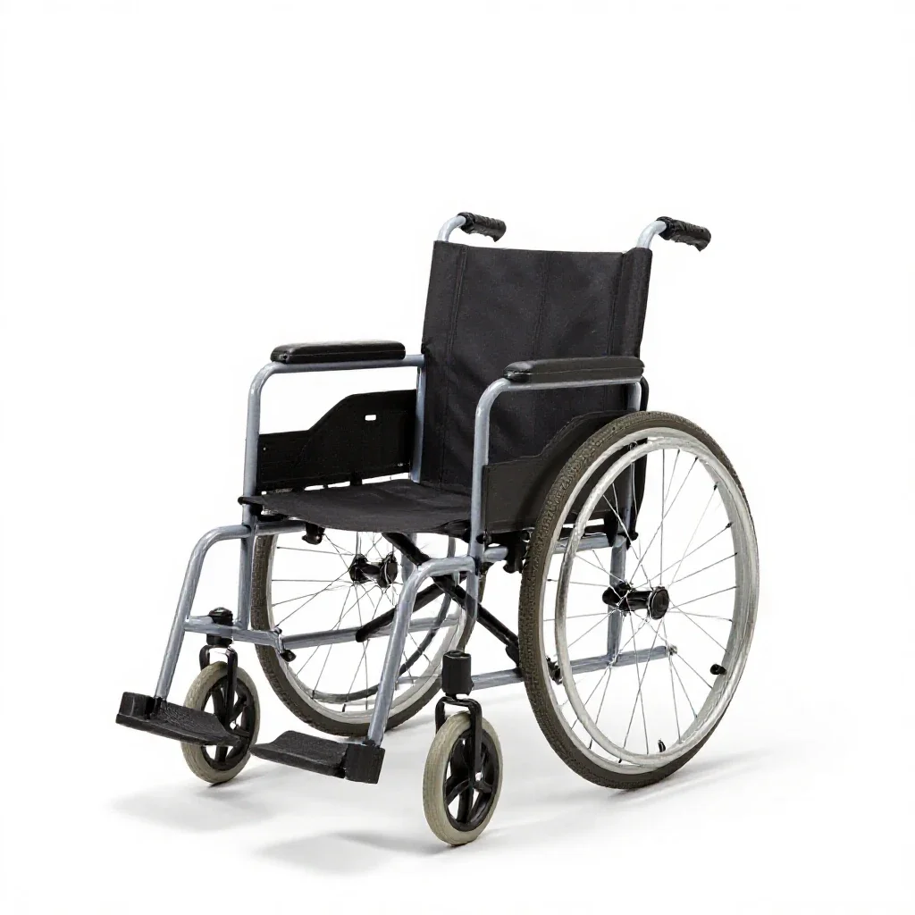 Wheelchair isolated on a white background