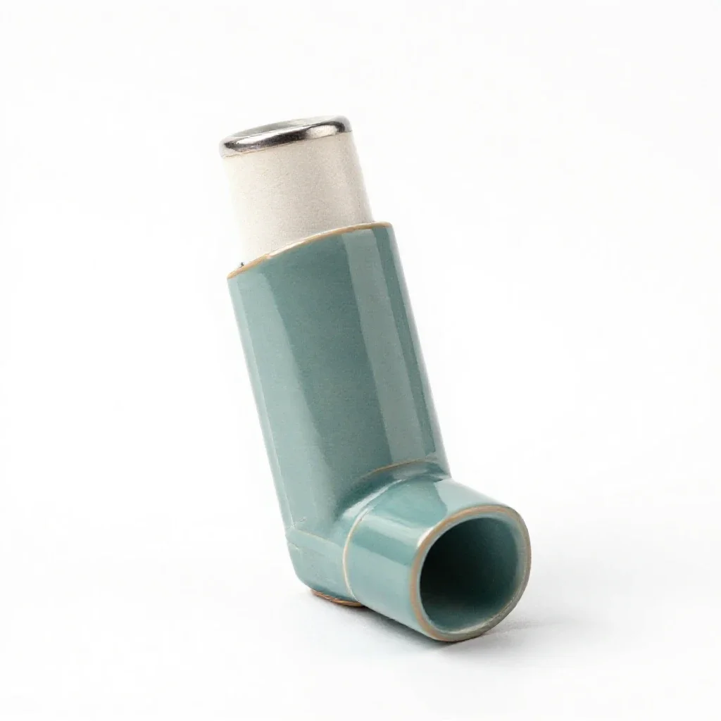 Inhaler isolated on a white background