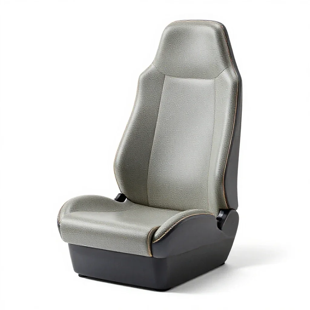 Mech cockpit chair isolated on a white background