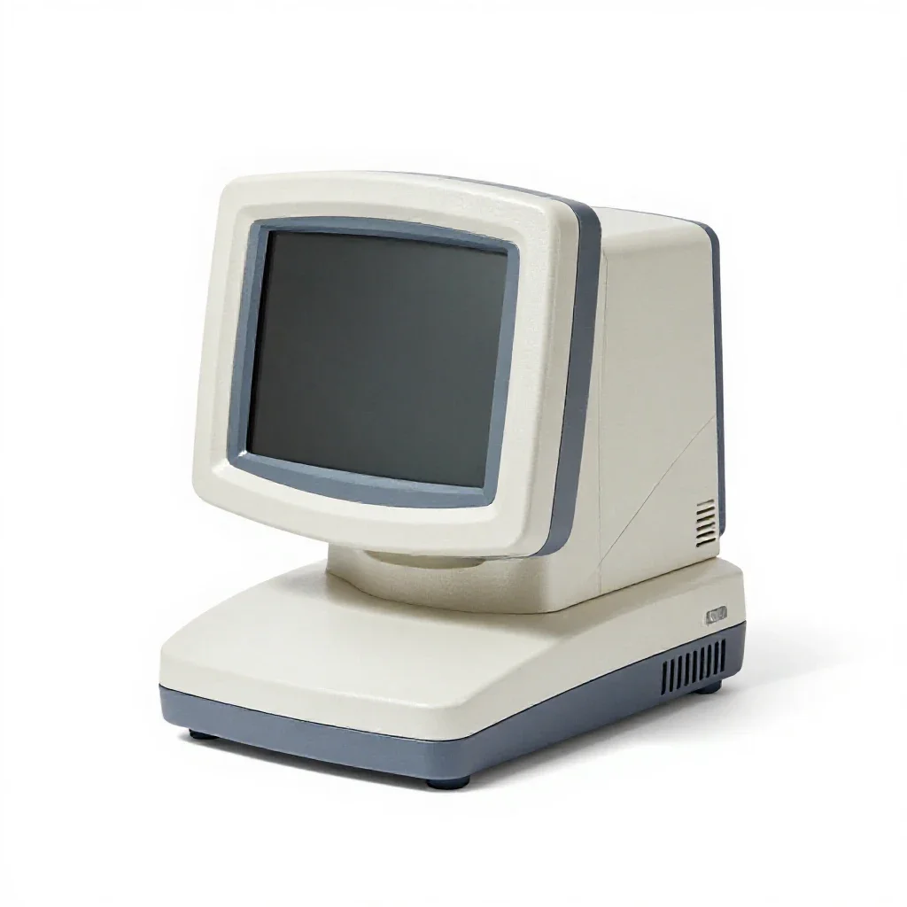Med-bay diagnostic scanner isolated on a white background