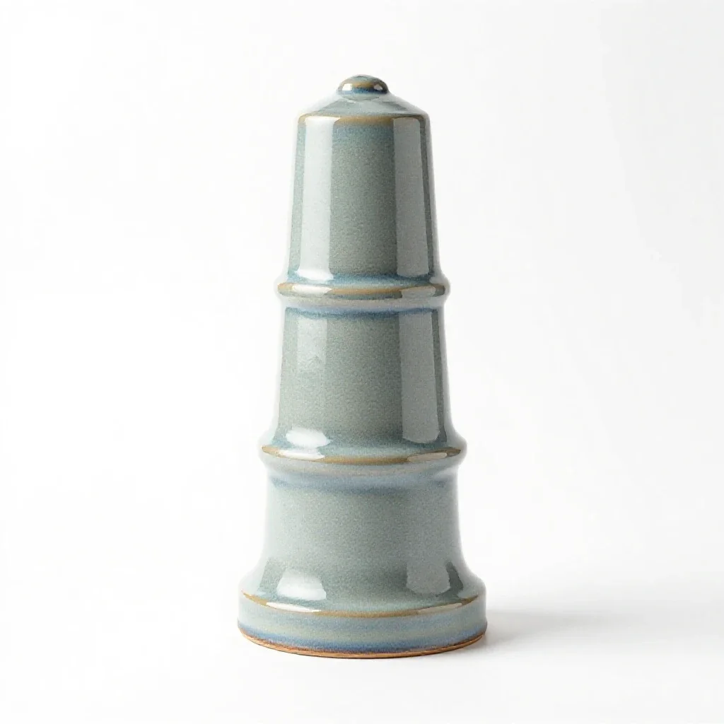 Signal beacon pylon isolated on a white background