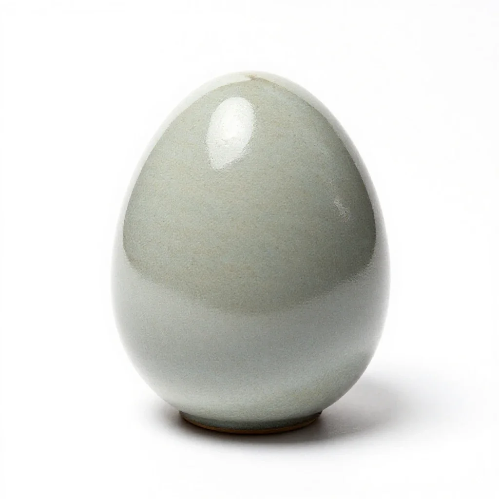 Xeno egg casing isolated on a white background