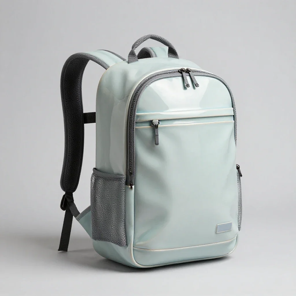 EVA suit backpack isolated on a white background
