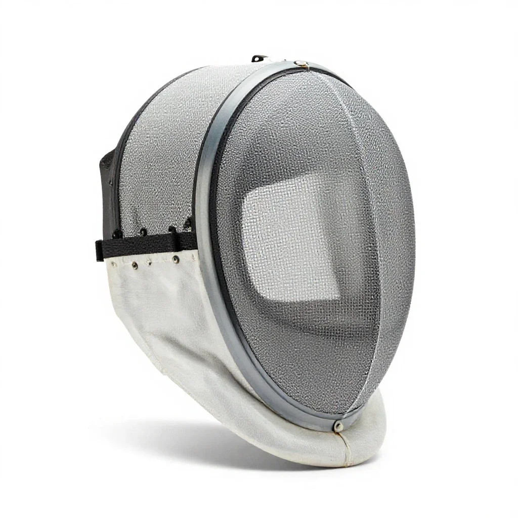 Fencing mask isolated on a white background