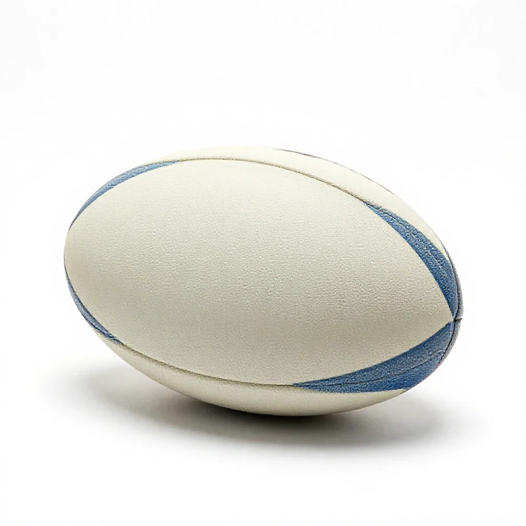 Rugby ball isolated on a white background