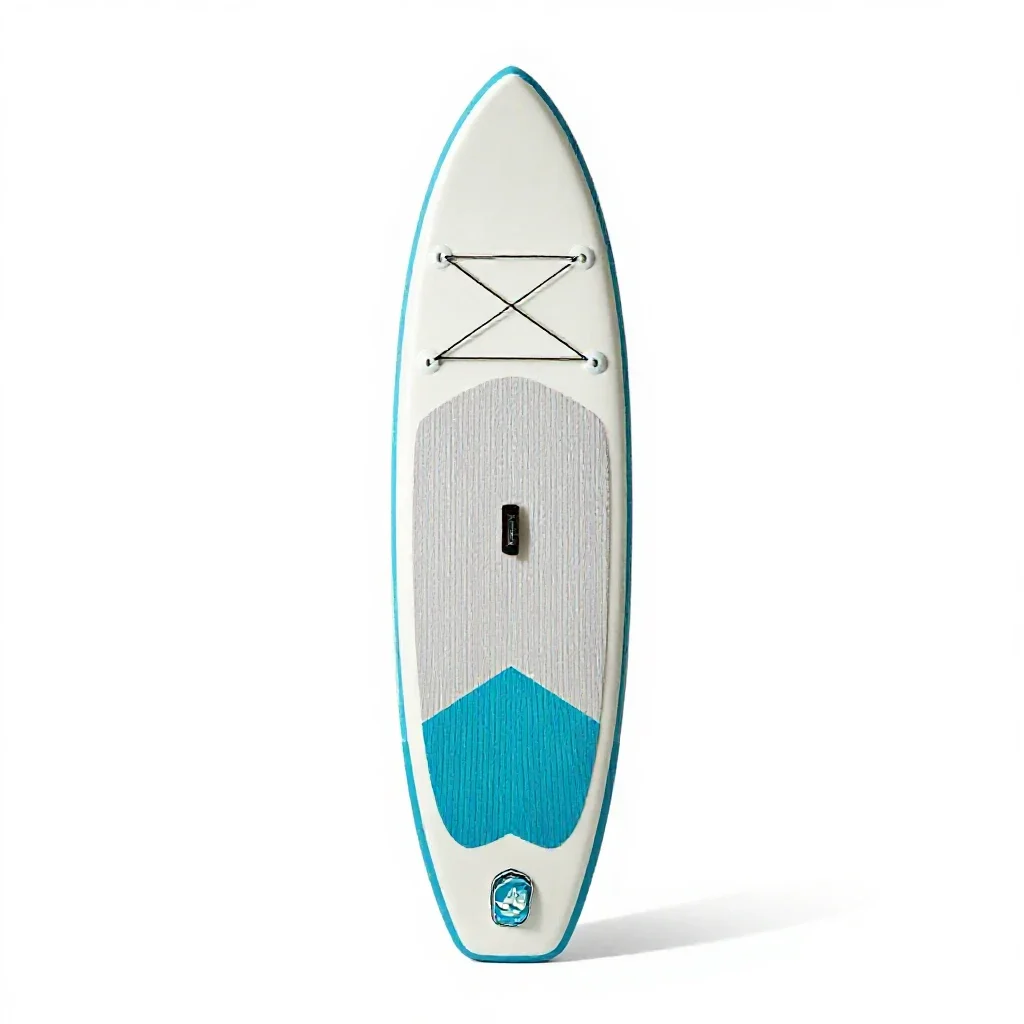 Stand-up paddle board isolated on a white background