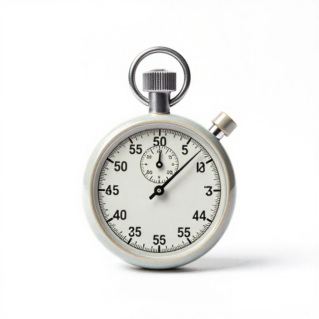 Stopwatch isolated on a white background