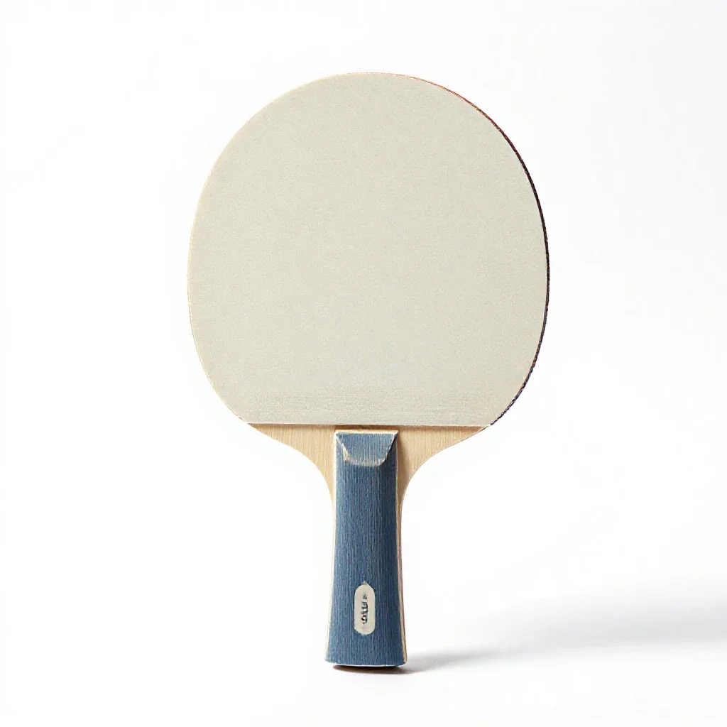 Table tennis paddle isolated on a white background