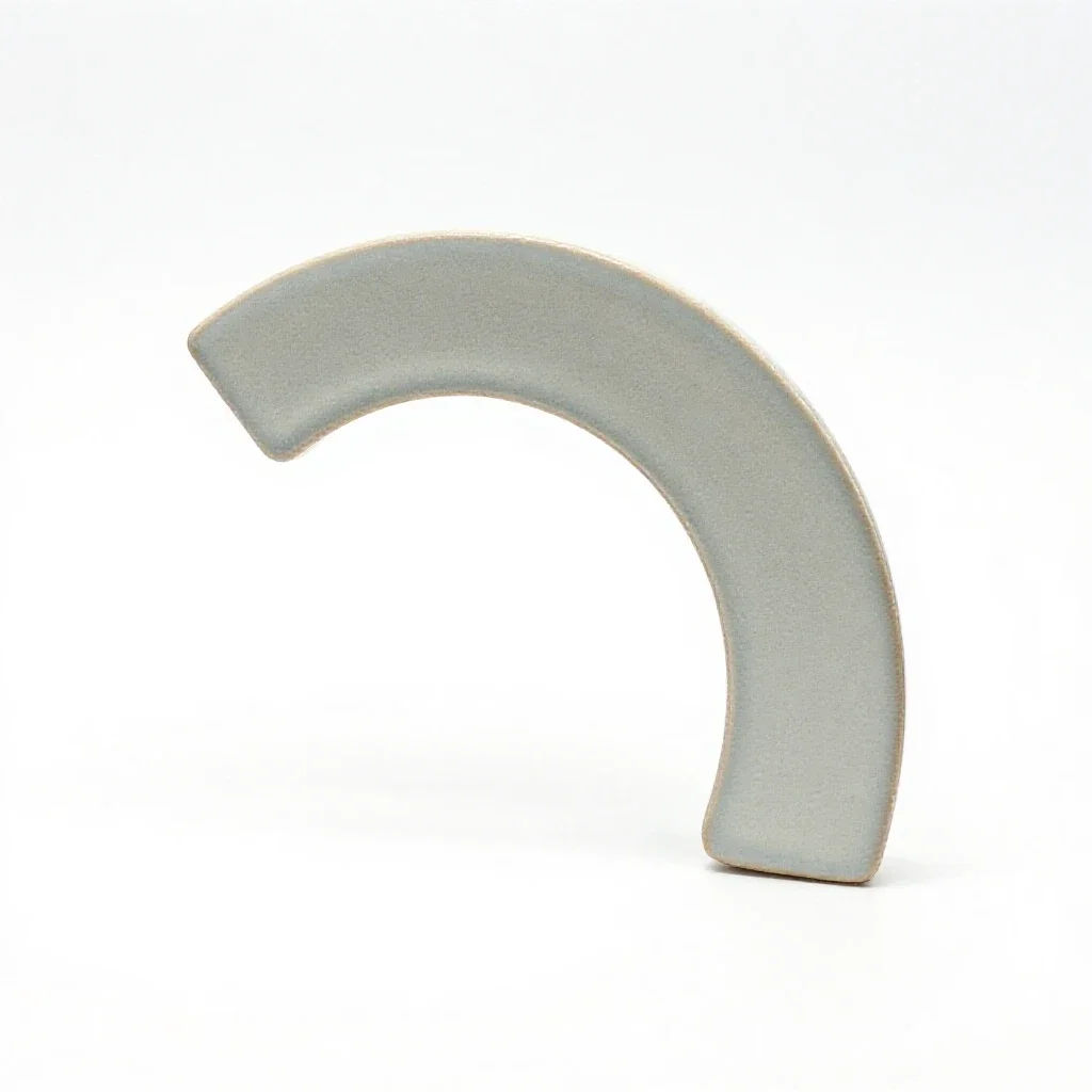 French curve template isolated on a white background