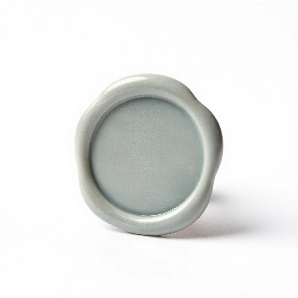 Wax seal stamp isolated on a white background
