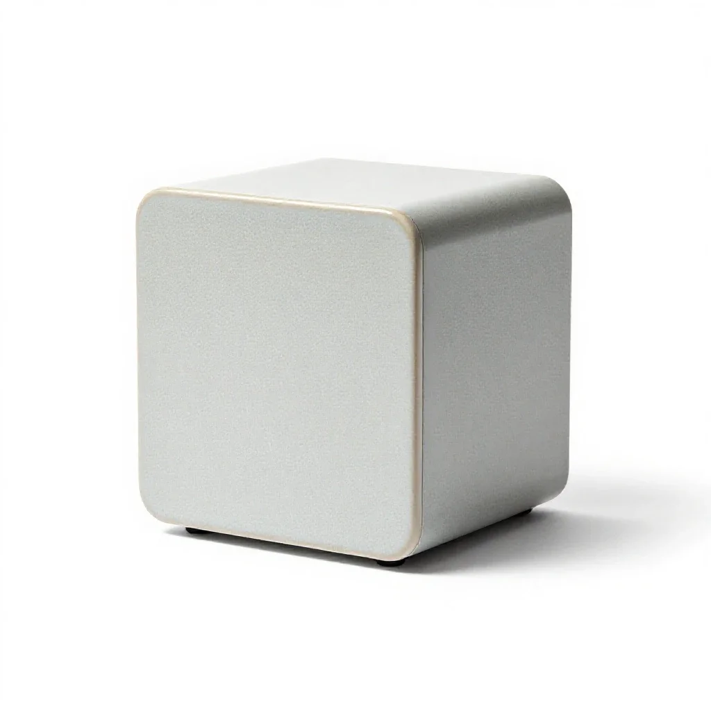 Mini desktop computer isolated on a white background