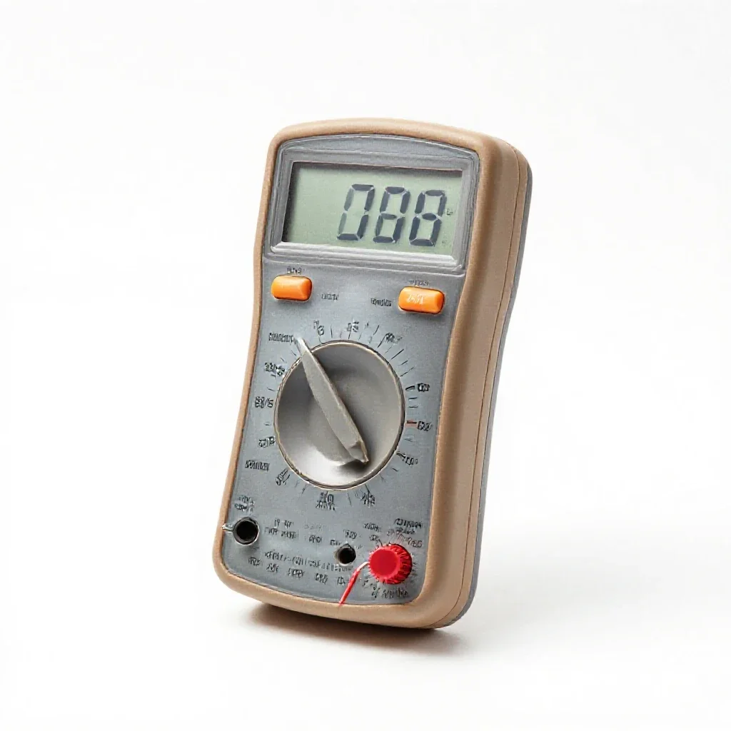 Multimeter isolated on a white background