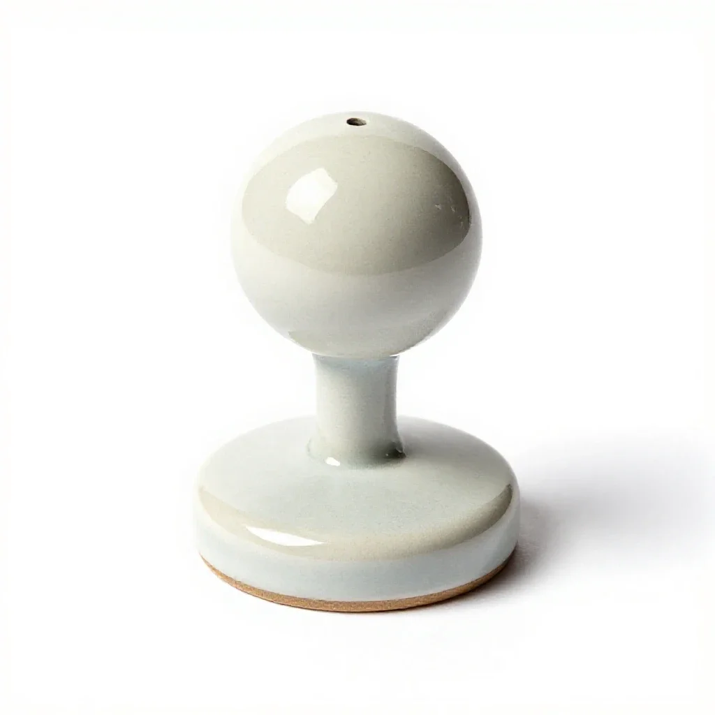 Retro arcade stick isolated on a white background