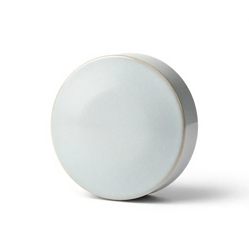 Smart thermostat isolated on a white background