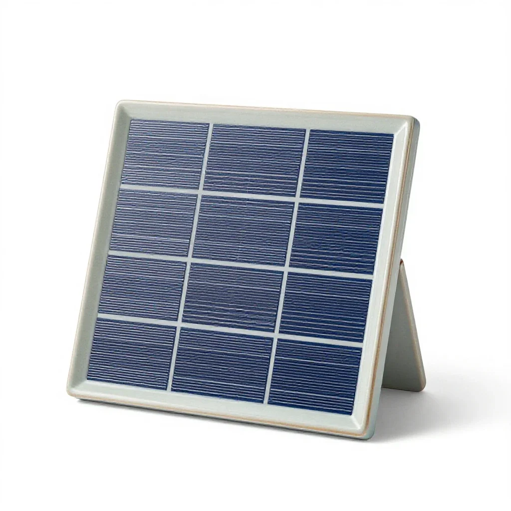 Solar charging panel isolated on a white background