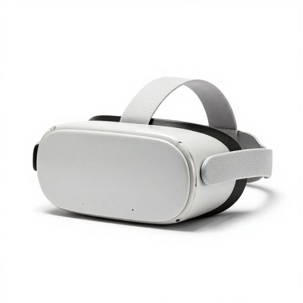 Virtual reality headset isolated on a white background