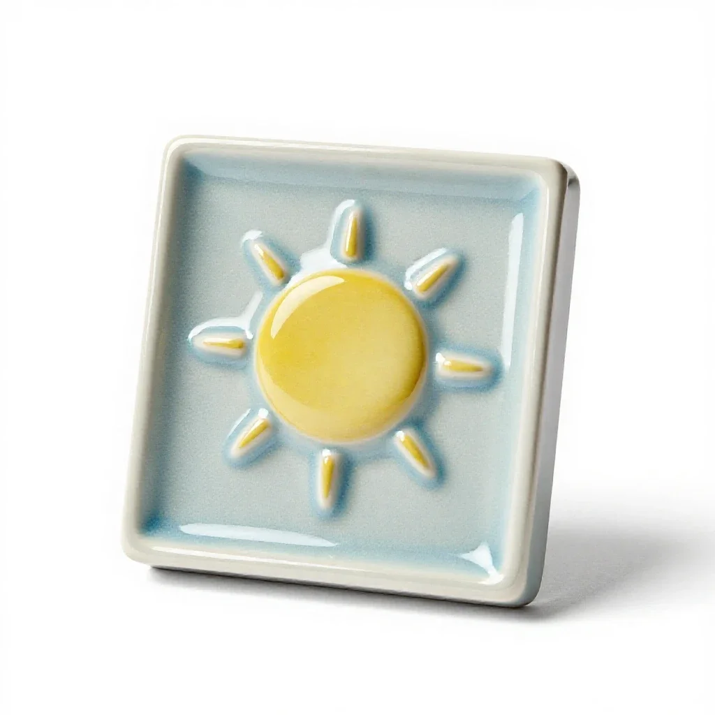 Weather station display isolated on a white background