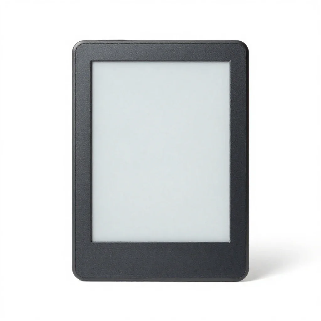 E-ink reader isolated on a white background