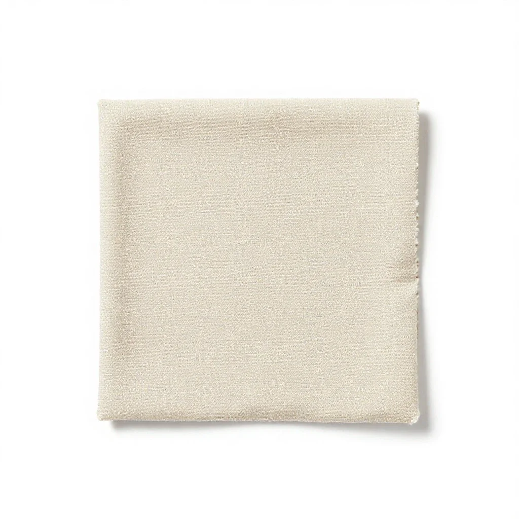 Fabric swatch fan isolated on a white background