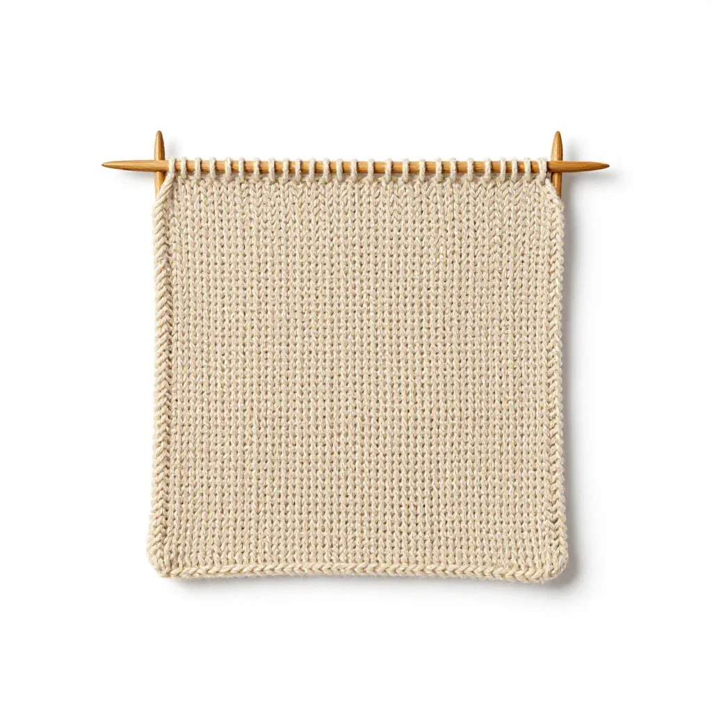 Knitting needle set isolated on a white background