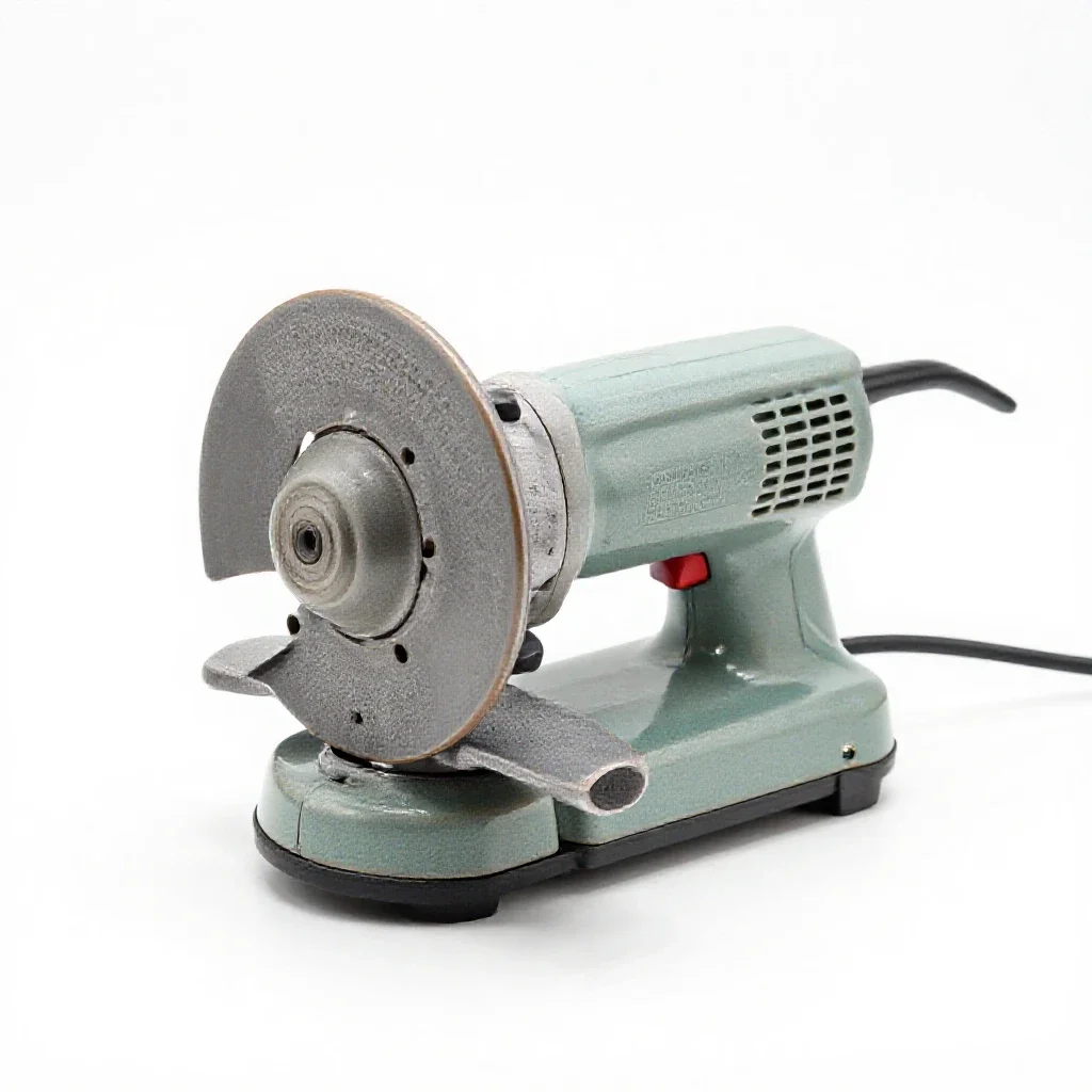 Bench grinder isolated on a white background