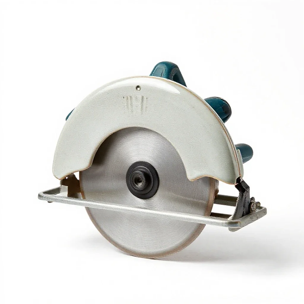 Circular saw isolated on a white background