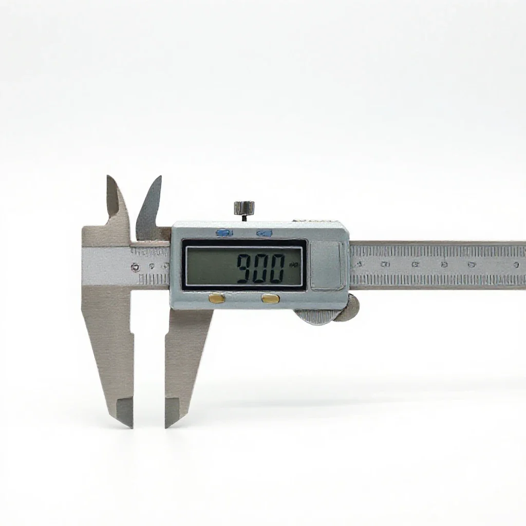 Digital caliper isolated on a white background