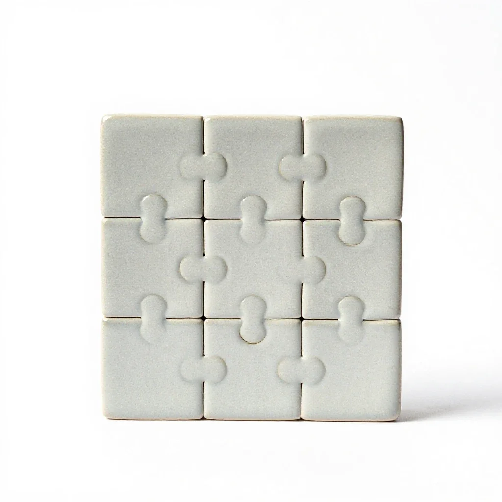 Jigsaw isolated on a white background