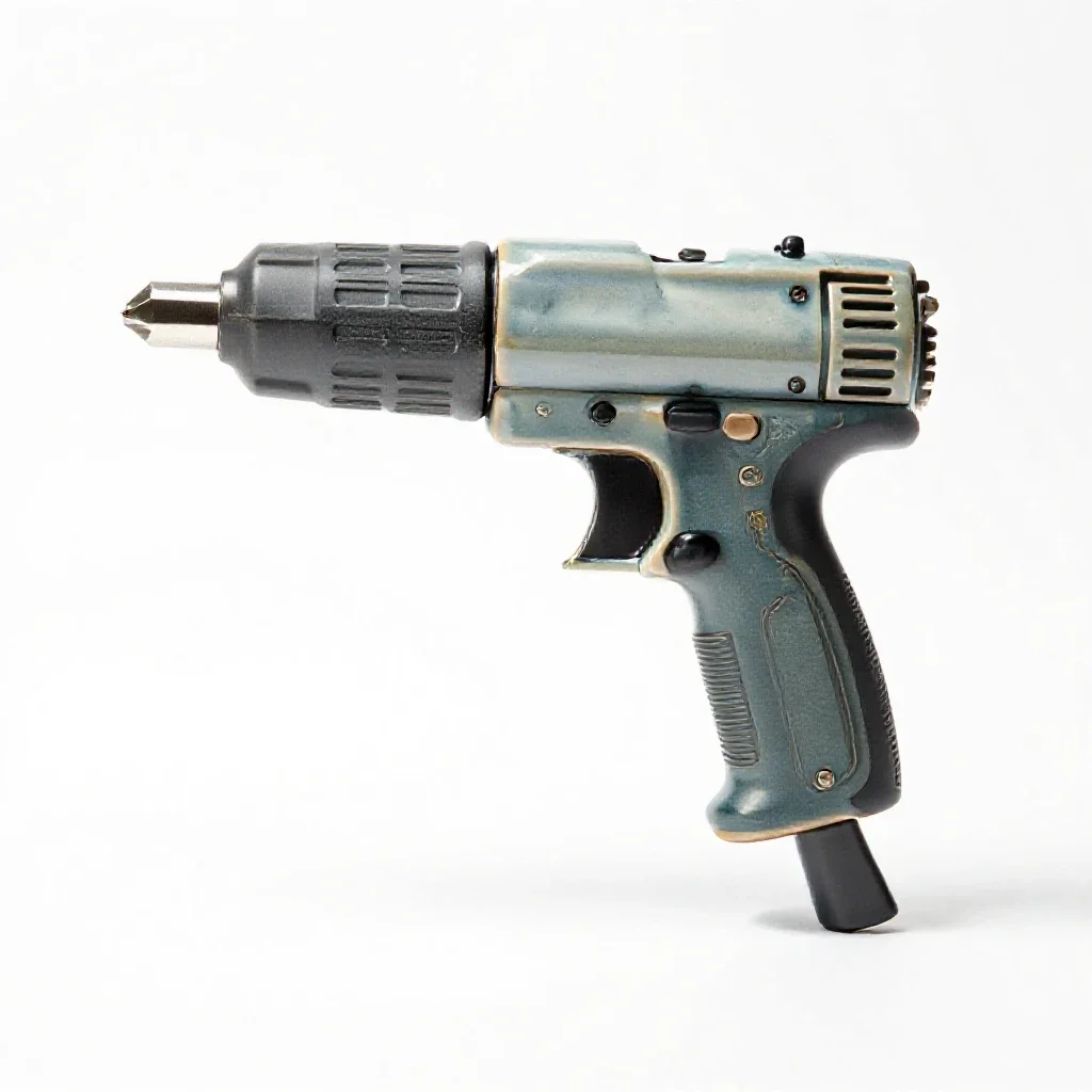 Rivet gun isolated on a white background