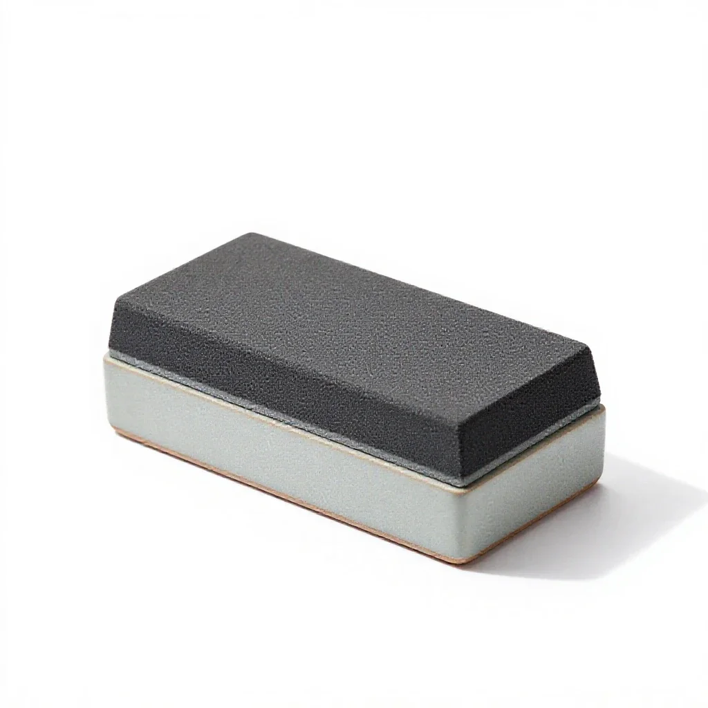 Sanding block isolated on a white background