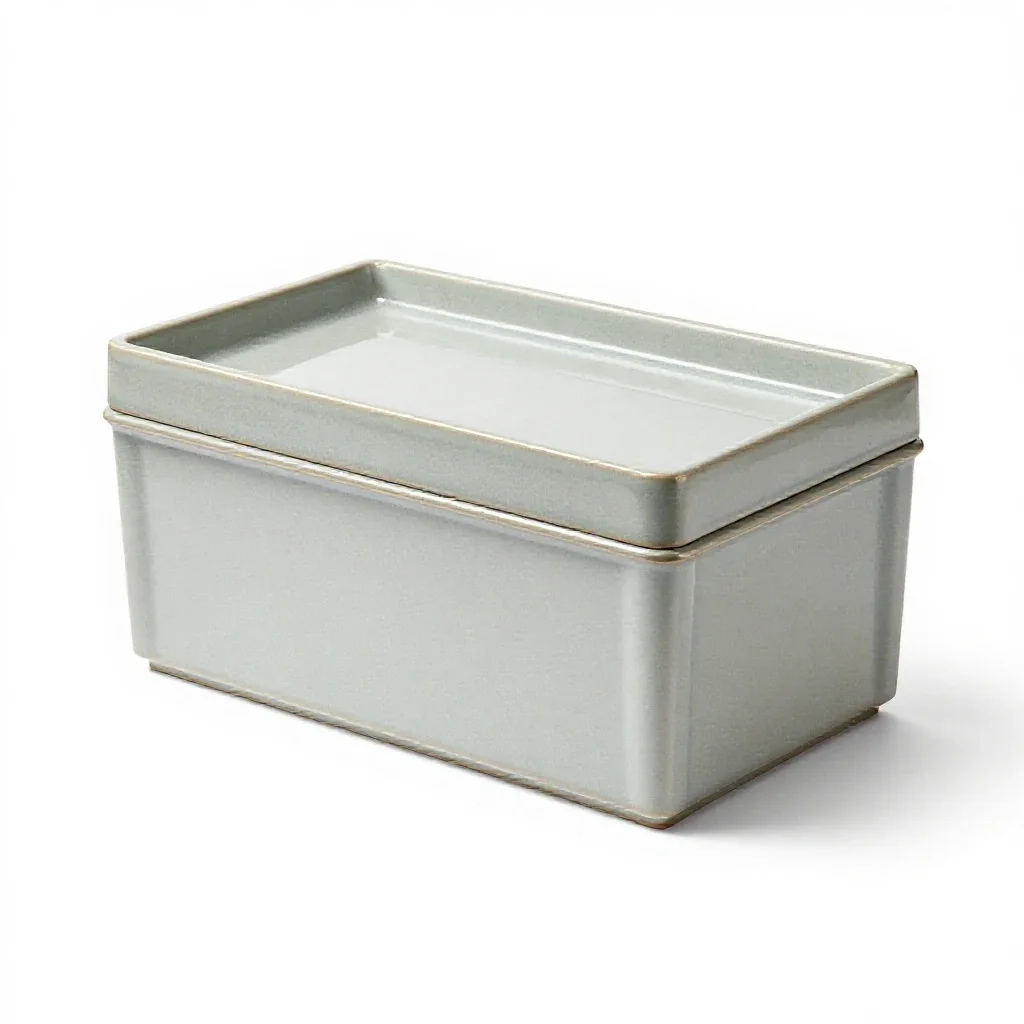 Toolbox with a cantilever tray isolated on a white background