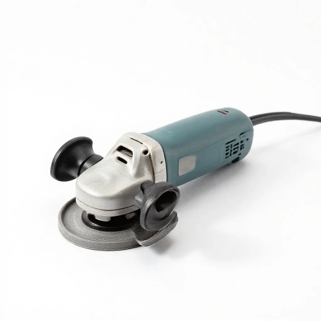 Angle grinder isolated on a white background