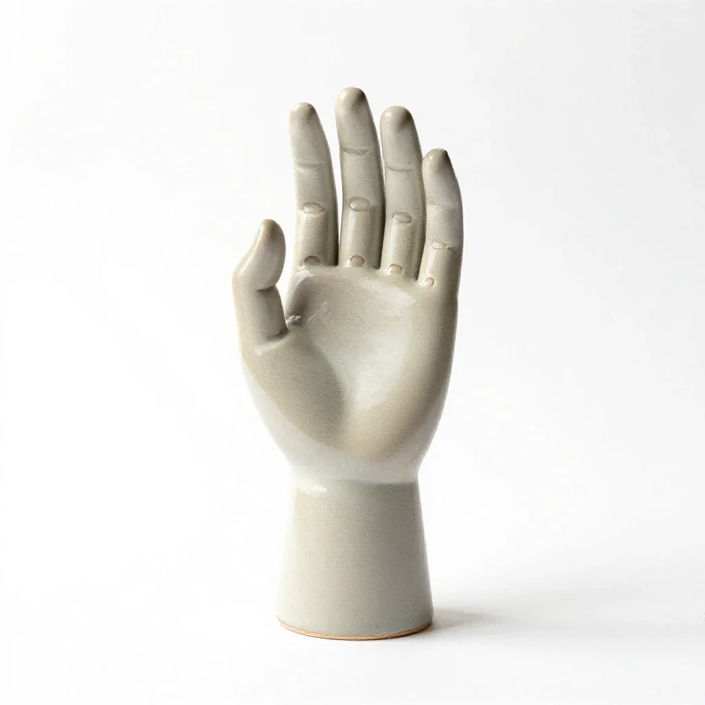 Hand puppet isolated on a white background