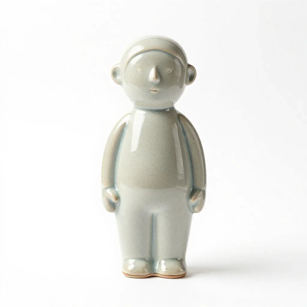 Marionette puppet isolated on a white background