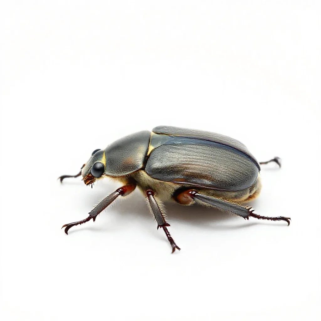Clockwork beetle isolated on a white background