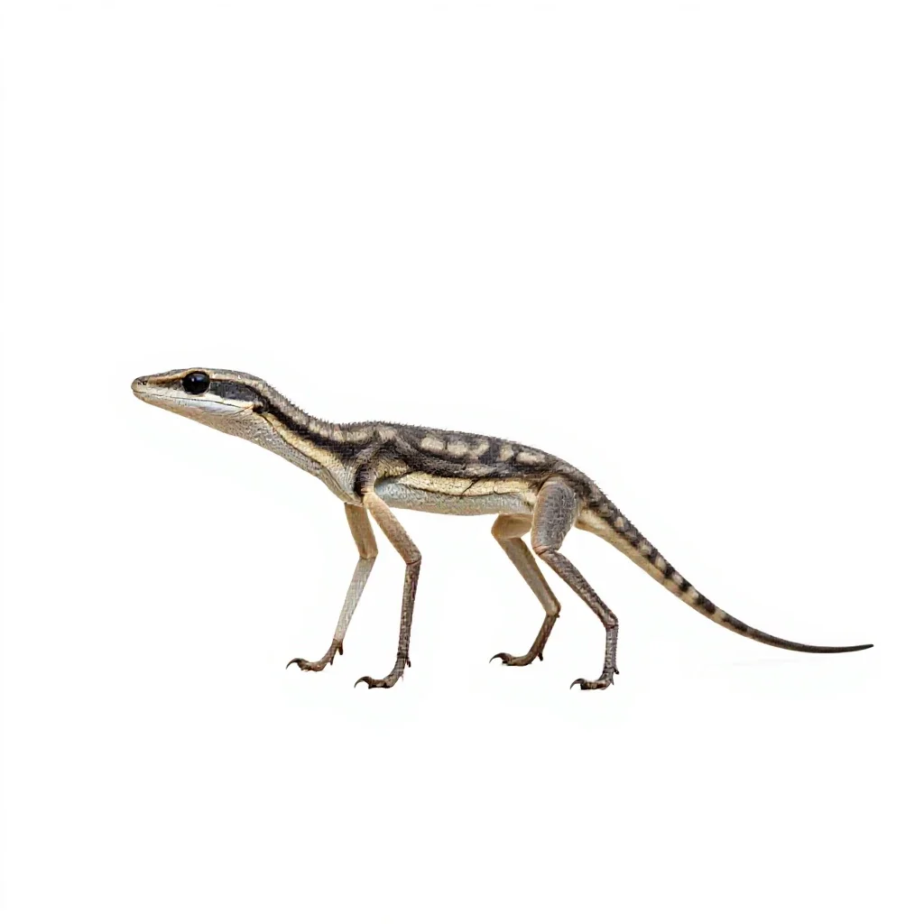 Six-legged desert strider isolated on a white background