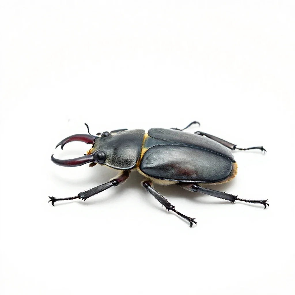 Stag beetle isolated on a white background