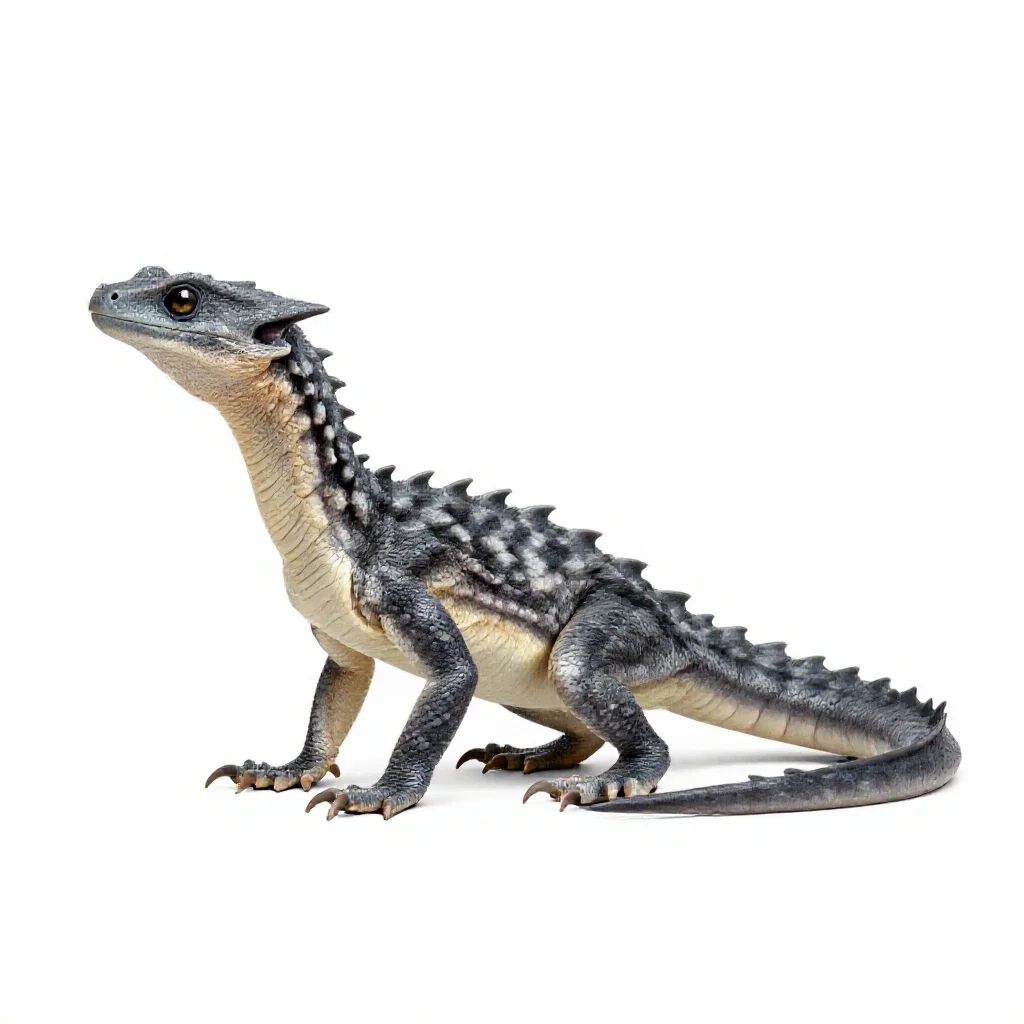 Young wyvern isolated on a white background