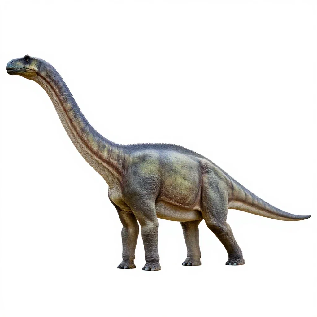 Diplodocus isolated on a white background