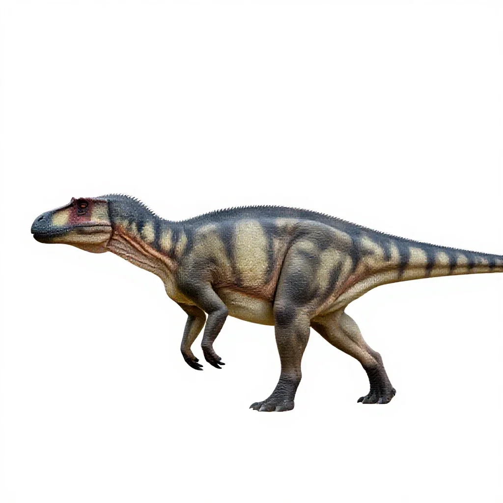 Pachycephalosaurus isolated on a white background