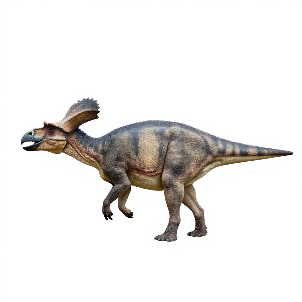Parasaurolophus isolated on a white background