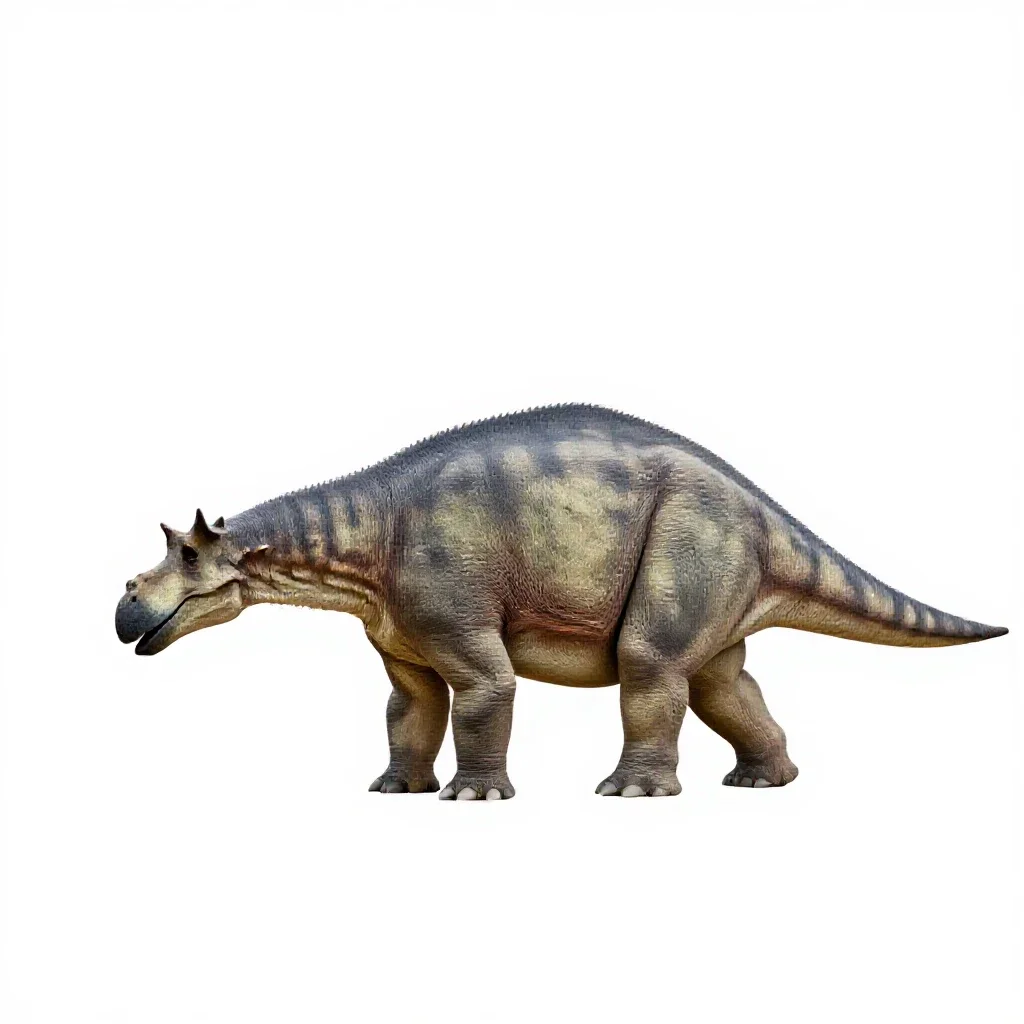 Stegosaurus isolated on a white background